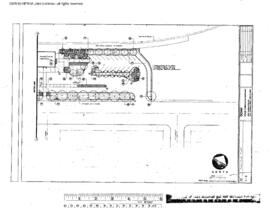 Amtrak Engineering Drawing, Amtrak Depot at Tacoma, Washington, 1983