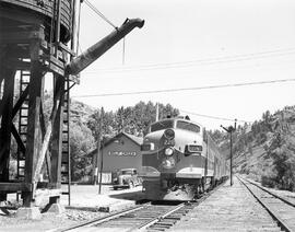Great Northern Depot at Wolf Creek, Montana, 1946 or later