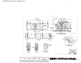 Spokane, Portland, and Seattle Railway Engineering Drawing, Freight House at Portland, Oregon, 1967
