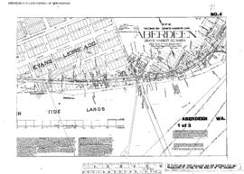 Plat Map of Northern Pacific Facilities at Aberdeen , Washington, 1913