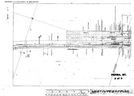 Plat Map of Northern Pacific Facilities at Perma, Montana, 1933