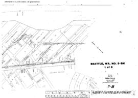 Plat Map of Northern Pacific Facilities at Seattle, Washington, 1952