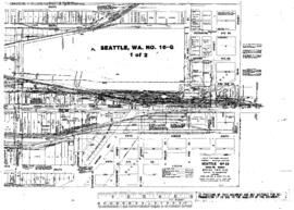 Plat Map of Great Northern Facilities at Seattle, Washington, 1959