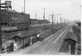 Seattle Municipal Railway Track, Seattle, Washington, circa 1925