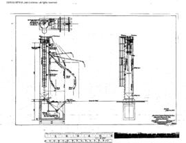 Northern Pacific Engineering Drawing, Sand Facilities at Hoquiam, Washington, 1958