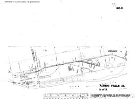 Plat Map of Great Northern Facilities at Albeni Falls, Idaho, 1910
