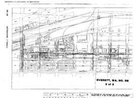 Plat Map of Great Northern, Northern Pacific Facilities at Everett, Washington, 1916