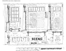 Great Northern Engineering Drawing, Depot, also at Scenic, Washington (Original) at Belton, Monta...