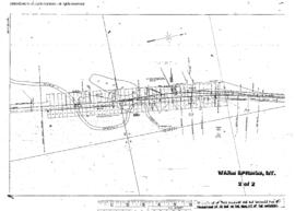 Plat Map of Northern Pacific Facilities at Warm Springs, Montana, undated