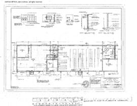 Great Northern Engineering Drawing, Car Shop at Interbay, Washington, 1969