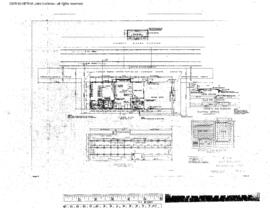 Great Northern Engineering Drawing, Depot at Cut Bank, Montana, 1939