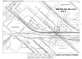 Plat Map of Pacific Coast Railroad Facilities at Seattle, Washington, 1916