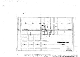 Plat Map of Oregon Electric Railroad Facilities at Cornelius, Oregon, 2010