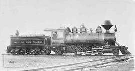 Mccloud River Railroad Steam Locomotive Number 8 at Philadelphia, Pennsylvania in 1901.