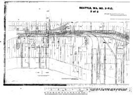 Plat Map of Pacific Coast Railroad Facilities at Seattle, Washington, 1916