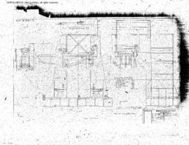 Great Northern Engineering Drawing, Diesel Repair Shop at Havre, Montana, 1944