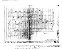 Great Northern Engineering Drawing, Office Building at Holgate Street at Seattle, Washington, 1967