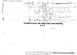 Plat Map of Great Northern Facilities at Klamath Falls, Oregon, undated