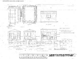 Spokane, Portland, and Seattle Railway Engineering Drawing, Signal Maintainer's Tool House at Wil...