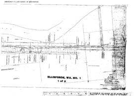 Plat Map of Great Northern Facilities at Ellisforde, Washington, undated