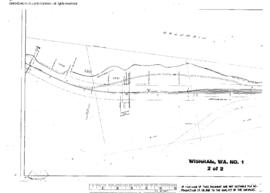 Plat Map of Spokane, Portland, and Seattle Railway Facilities at Wishram, Washington, 1931