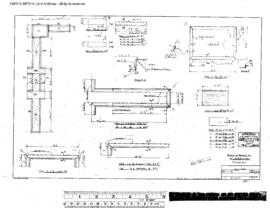 Burlington Northern Engineering Drawing, Boiler House at Vancouver, Washington, 1972