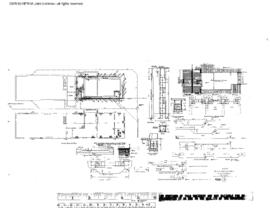 Northern Pacific Engineering Drawing, Depot at Wapato, Washington, 1926