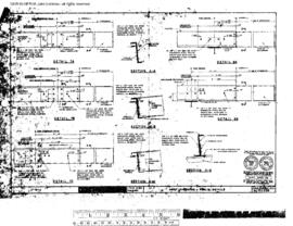 Burlington Northern Engineering Drawing, Butlerib Buildings, 1967