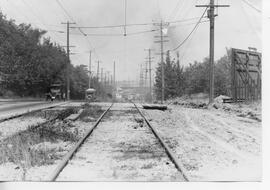 Seattle Municipal Railway Track, Seattle, Washington, circa 1923