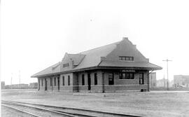 Great Northern Depot at Breckenridge, Minnesota, undated