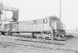 Chicago, Milwaukee, St. Paul & Pacific Railroad Company diesel locomotive number 5802 at Taco...