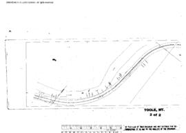 Plat Map of Northern Pacific Facilities at Toole, Montana, undated