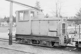 Dupont Diesel Locomotive  Number 1 at DuPont, Washington in April, 1975.