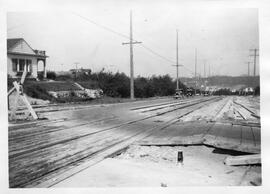 Seattle Municipal Railway Track, Seattle, Washington, circa 1925