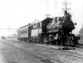 Pacific Coast Railroad passenger train at Seattle, Washington in 1921.