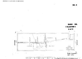 Plat Map of Oregon Electric Railroad Facilities at Bush/Claxter, Oregon, 1967