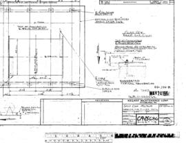 Northern Pacific Engineering Drawing, Car Shop, One Spot at Missoula, Montana, 1968