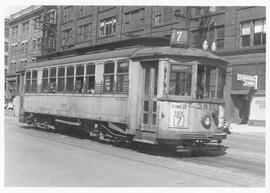 Seattle Municipal Railway Car 381, Seattle, Washington, circa 1940