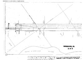 Plat Map of Great Northern Facilities at Wrencoe, Idaho, 1914