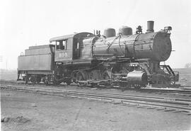 Great Northern Steam Locomotive 898 at Hillyard, Washington, 1935