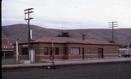 Burlington Northern Depot at Prosser, Washington, in 1986.