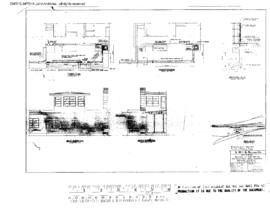 Spokane, Portland, and Seattle Railway Engineering Drawing, Yard Office at Vancouver, Washington,...