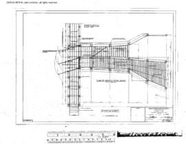 Great Northern Engineering Drawing, Stockyard at Kalispell, Montana, 1959