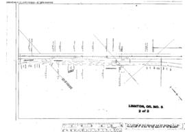 Plat Map of Spokane, Portland, and Seattle Railway Facilities at Linnton, Oregon, 1926