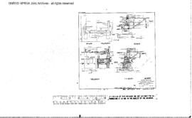 Spokane, Portland and Seattle Railway Engineering Drawing: Abutment Number 2 and Piers, Bridge 14...