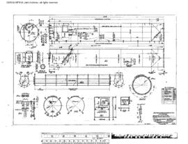 Northern Pacific Engineering Drawing, Sand Facilities at Centralia, Washington, 1957