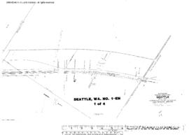 Plat Map of Northern Pacific Facilities at Seattle, Washington, undated