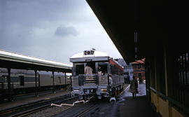 Southern Pacific Railroad Company business car 150 at Portland, Oregon in 1959.