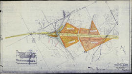 Great Northern Plat Map, Spokane to Lyons, Washington.  Proposed Line Change, Sheet 1, 1970