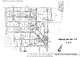Plat Map of Northern Pacific Facilities at Orillia, Washington, undated